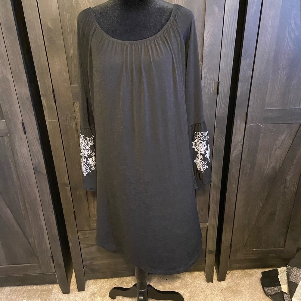 Pink coconut plus size little black dress 2XL